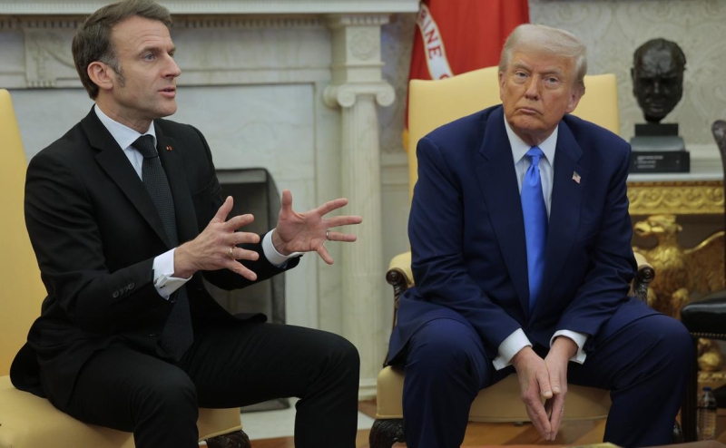 Макрон заявил о «веской причине» у Трампа возобновить диалог с Путиным