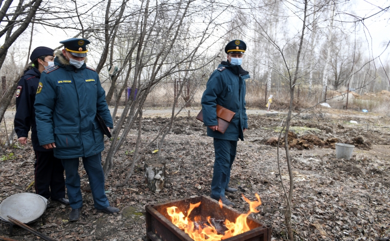 МЧС предложило разрешить разводить костры на дачных участках