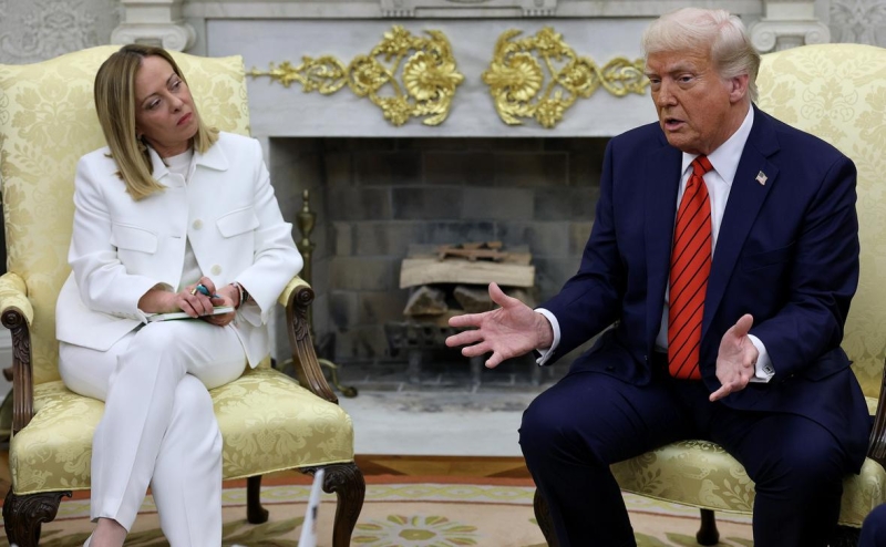 Мелони перебила переводчицу на вопрос об Украине на встрече с Трампом