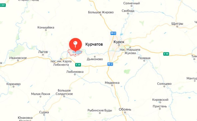 Мэр Курчатова сообщил о боях в нескольких десятках километров от