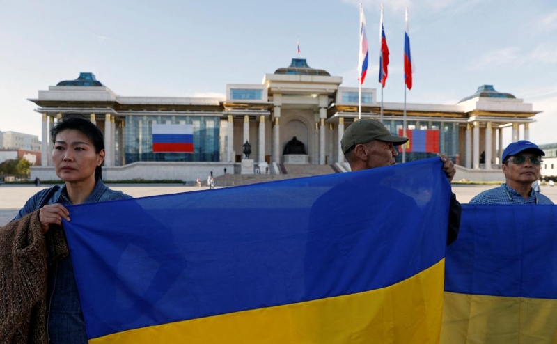 МИД Украины назвал «тяжелым ударом» визит Путина в Монголию