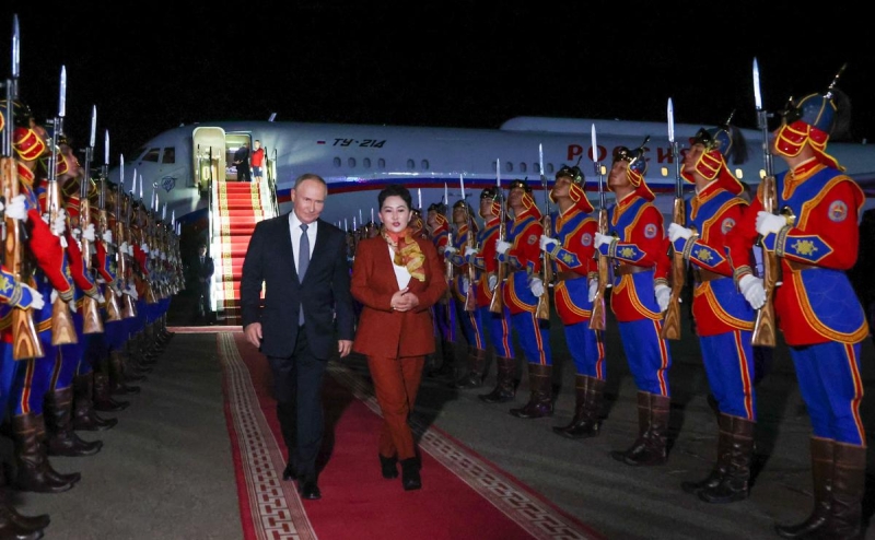 МИД Украины назвал «тяжелым ударом» визит Путина в Монголию