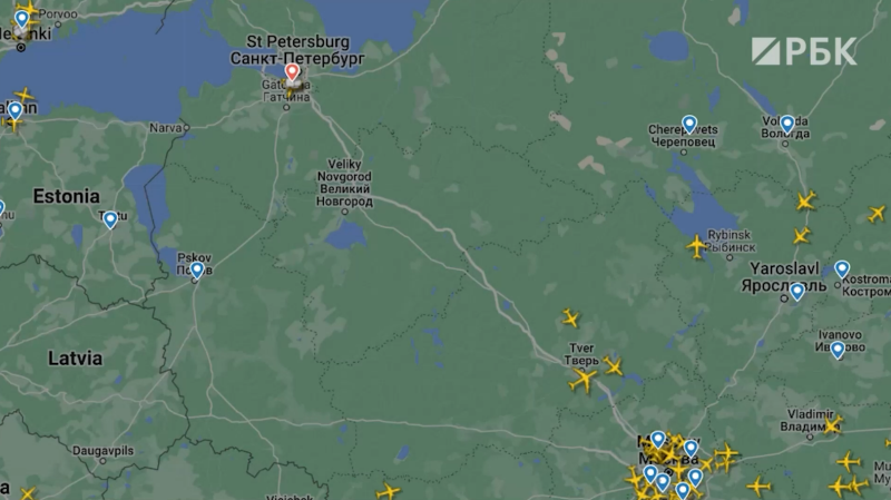 Минобороны объяснило закрытие неба над Петербургом тренировкой ПВО