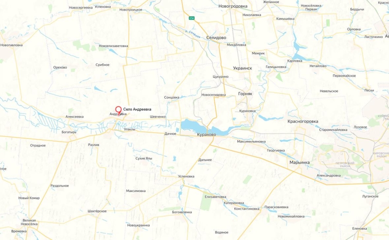 Минобороны сообщило о взятии под контроль Андреевки в ДНР