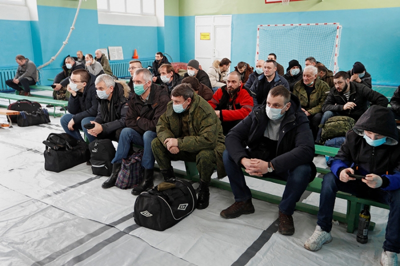 Мобилизация в ДНР и ЛНР и эвакуация в Россию. Фотогалерея