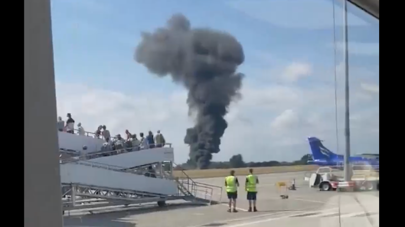 На юго-востоке Англии при взлете разбился самолет