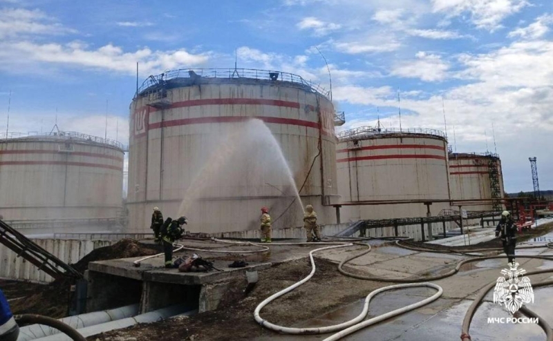 На Ухтинском НПЗ произошел пожар