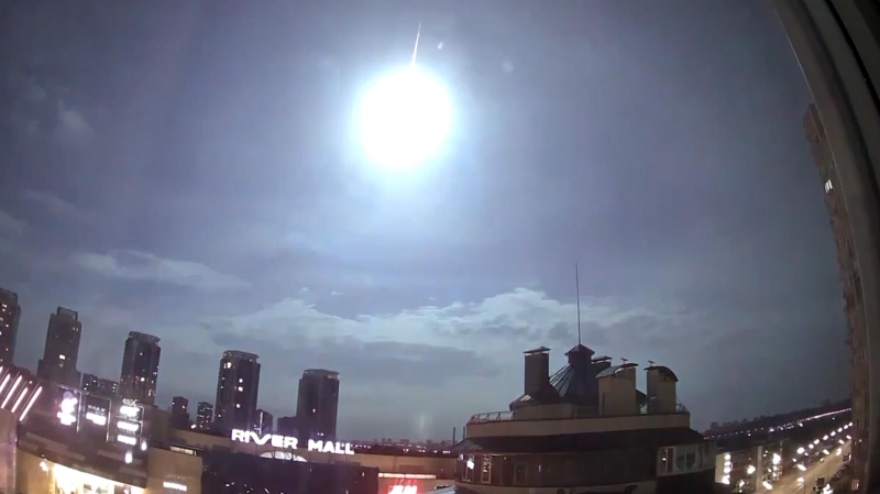 На Украине объяснили вспышку в небе над Киевом