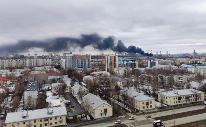 На Уралмашзаводе произошел пожар