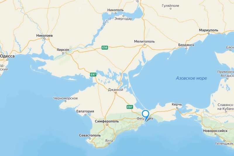 Над Феодосией сбили украинскую ракету