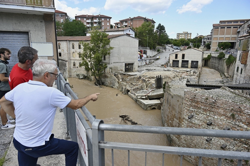 Наводнение в Италии из-за сильного шторма. Фоторепортаж