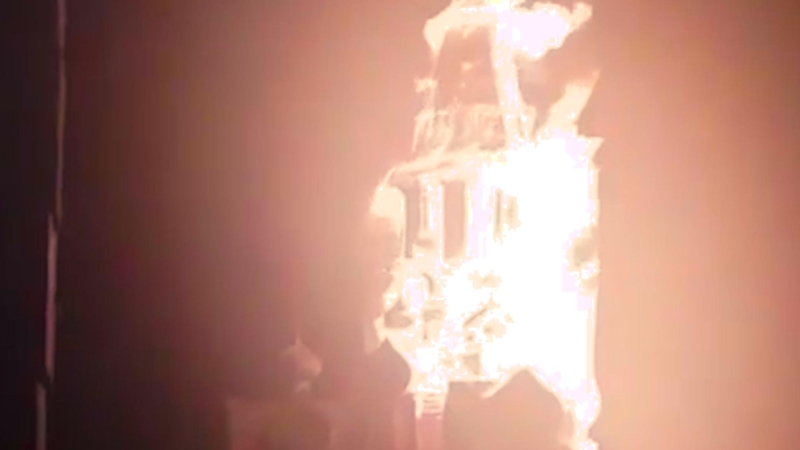 Новый Иерусалим в Белгородской области полностью сгорел после атаки