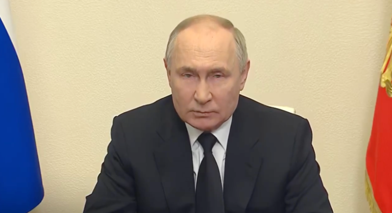 Обращение Путина из-за теракта в &laquo;Крокус Сити Холле&raquo;. Видео