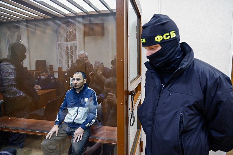 Обвиняемые по делу о теракте в &laquo;Крокус Сити Холле&raquo; в суде