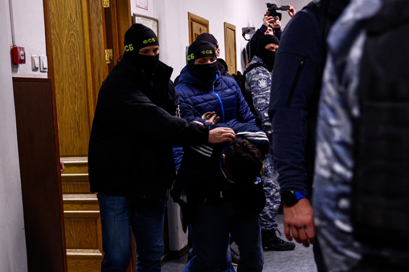 Обвиняемые по делу о теракте в &laquo;Крокус Сити Холле&raquo; в суде