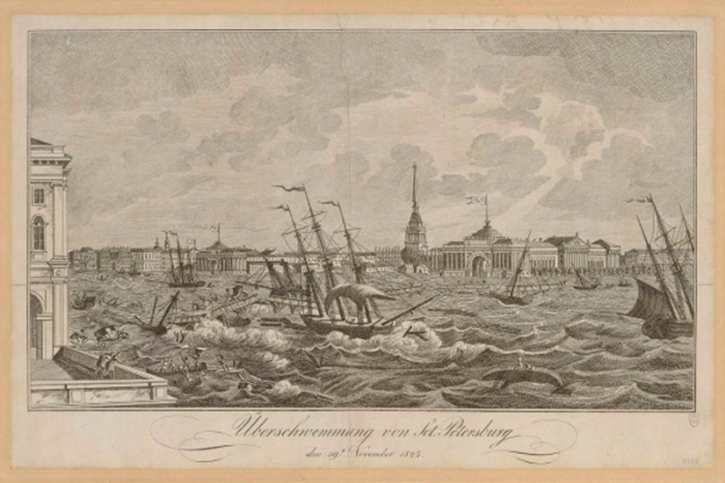 Озеро вместо Дворцовой площади: 200 лет крупнейшему наводнению