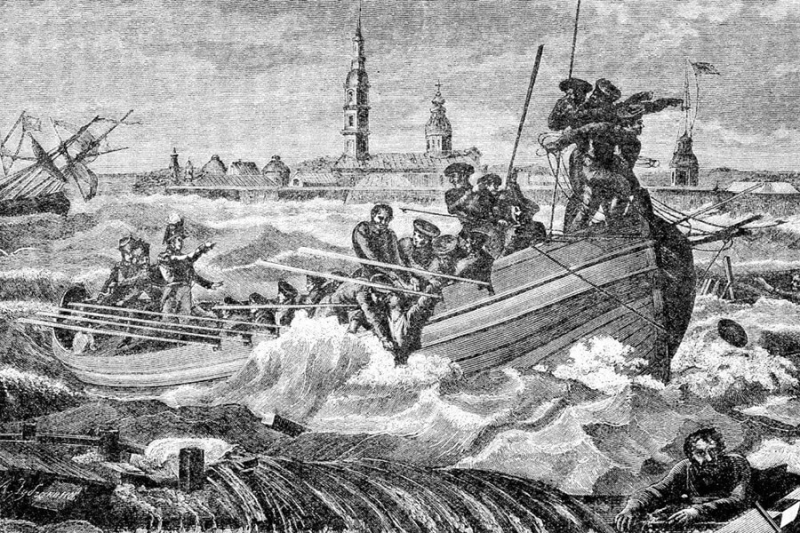 Озеро вместо Дворцовой площади: 200 лет крупнейшему наводнению