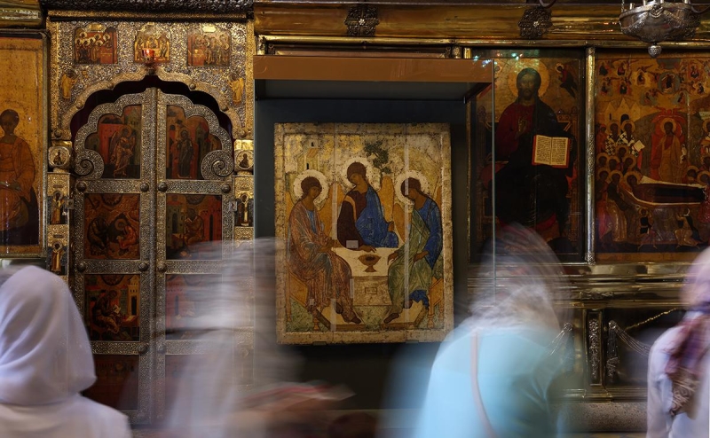 Патриарх рассказал, что просил икону Рублева только на две недели