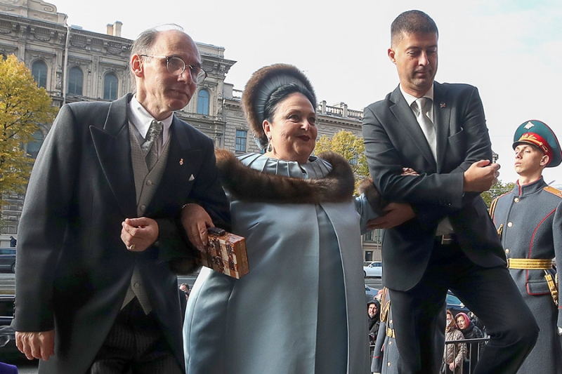 Первое за 120 лет венчание потомка Романовых в Петербурге. Фоторепортаж