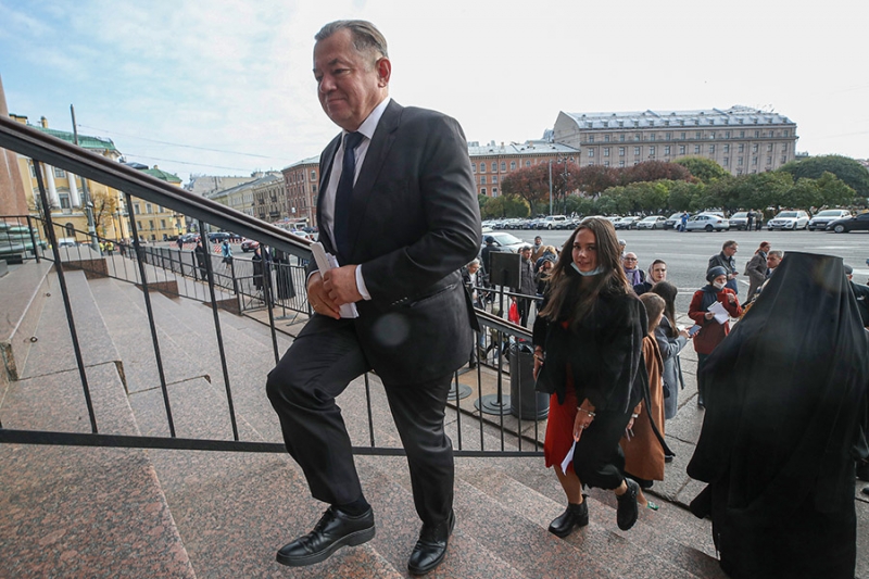 Первое за 120 лет венчание потомка Романовых в Петербурге. Фоторепортаж