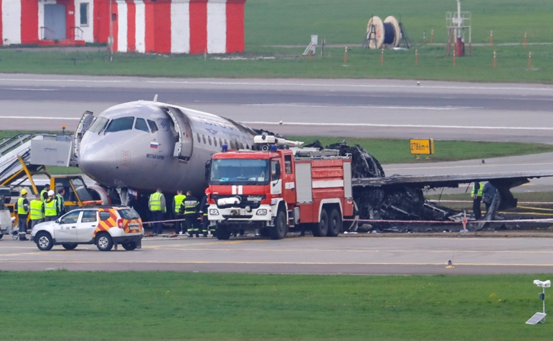 Пилоту сгоревшего в Шереметьево SSJ дали шесть лет колонии-поселения