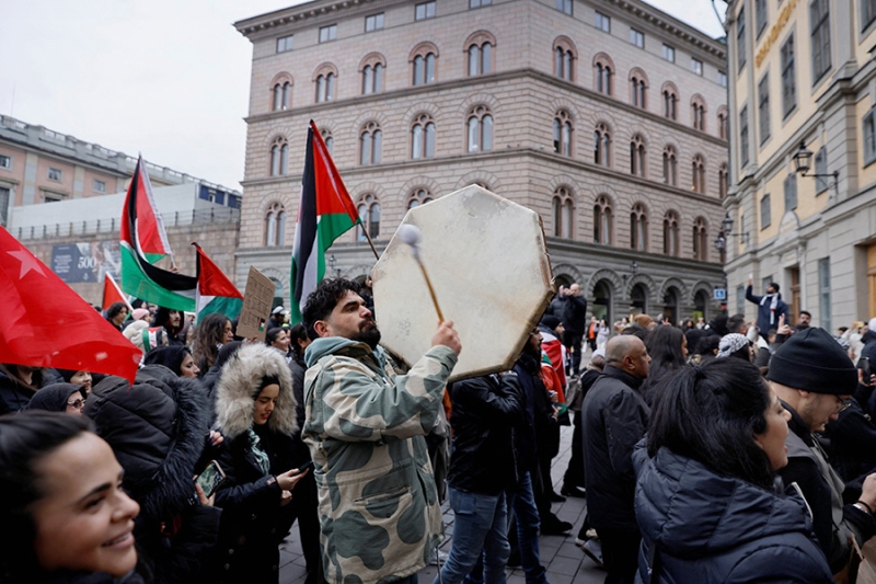 По всему миру прошли акции в поддержку Палестины. Фоторепортаж