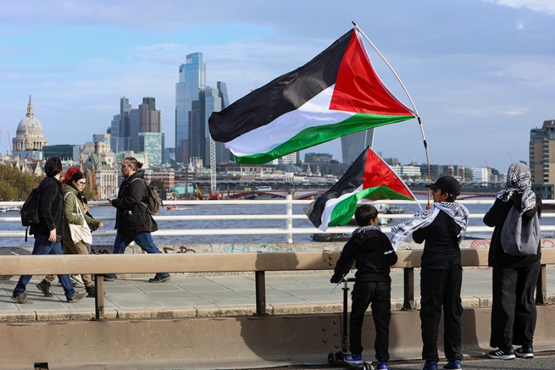 По всему миру прошли акции в поддержку Палестины. Фоторепортаж