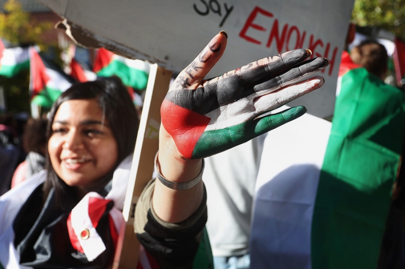 По всему миру прошли акции в поддержку Палестины. Фоторепортаж