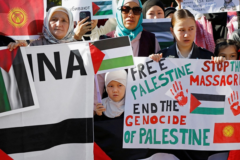 По всему миру прошли акции в поддержку Палестины. Фоторепортаж