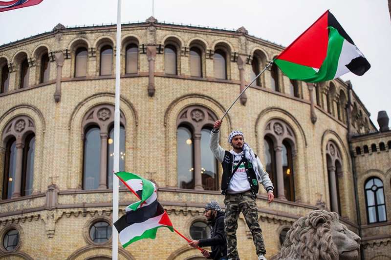 По всему миру прошли акции в поддержку Палестины. Фоторепортаж