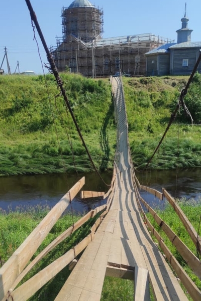 Под Вологдой обрушился мост, по которому шел крестный ход