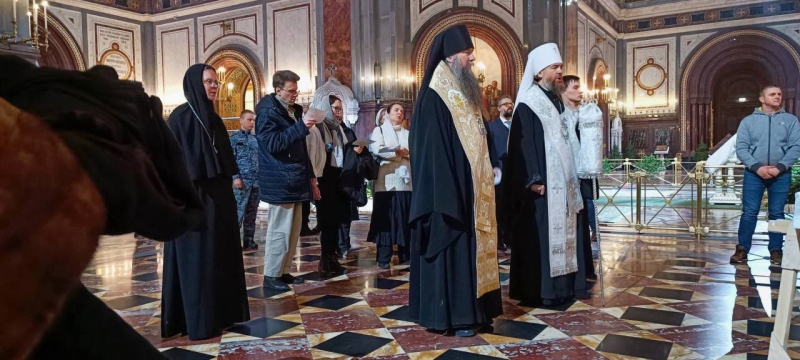 Появились фото подготовки «Троицы» к размещению в храме Христа