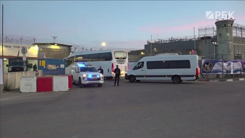 Появились кадры обмена заложниками между Израилем и ХАМАС