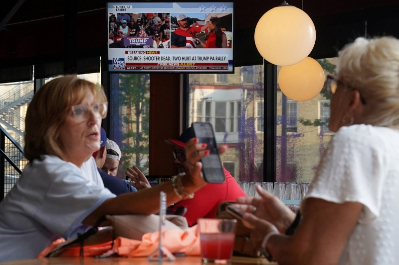 Покушение на Дональда Трампа. Фотографии