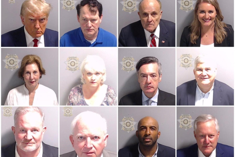 Полиция показала снимок Трампа при аресте