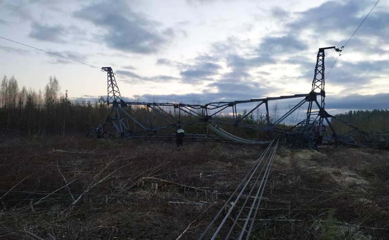 После подрыва ЛЭП под Петербургом возбудили дело о диверсии