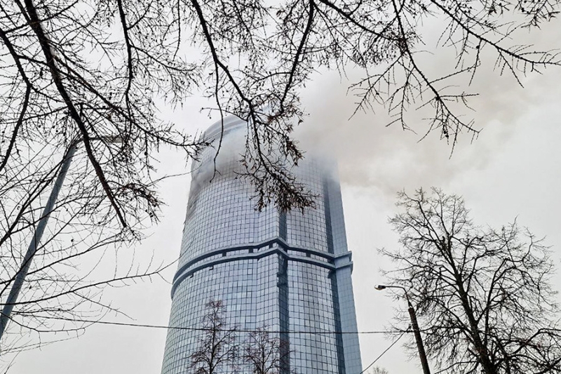 Последствия атаки беспилотников в Казани. Фотогалерея