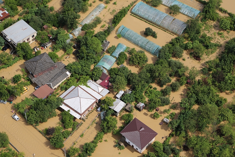 Последствия ливней на черноморском побережье. Фоторепортаж