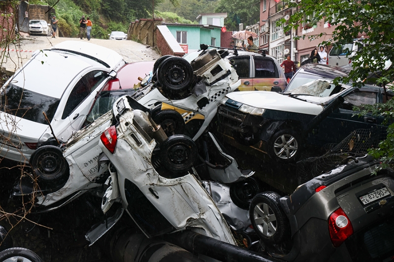 Последствия ливней на черноморском побережье. Фоторепортаж