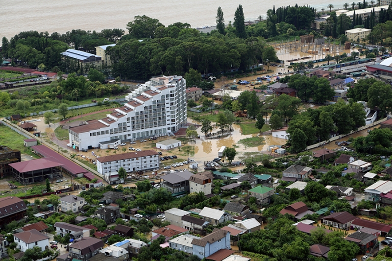 Последствия ливней на черноморском побережье. Фоторепортаж