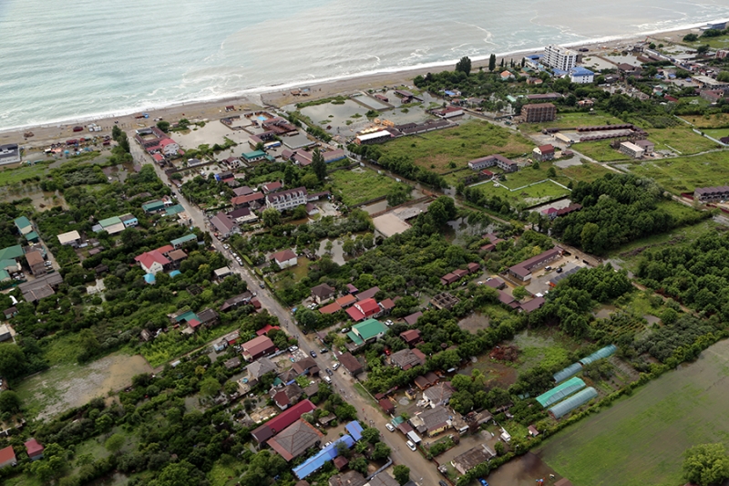 Последствия ливней на черноморском побережье. Фоторепортаж