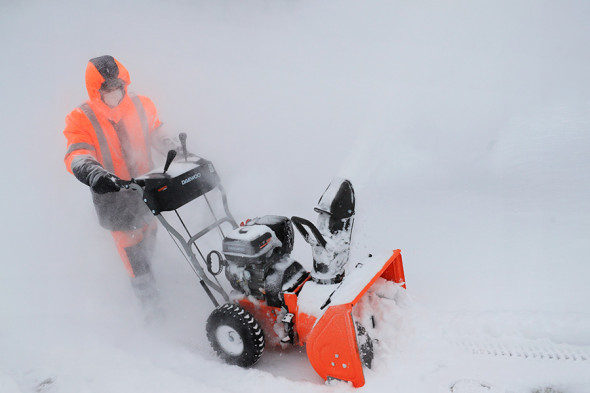 Последствия снегопада в Москве. Фоторепортаж