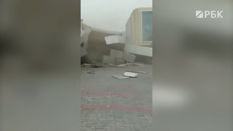 Последствия урагана в Стамбуле. Видео