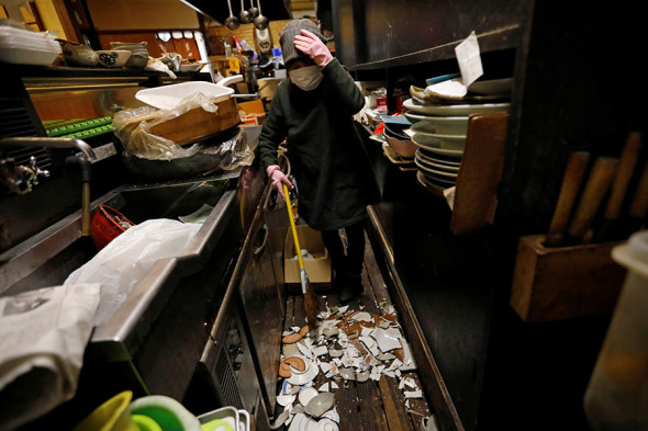 Последствия землетрясения в Японии. Фоторепортаж