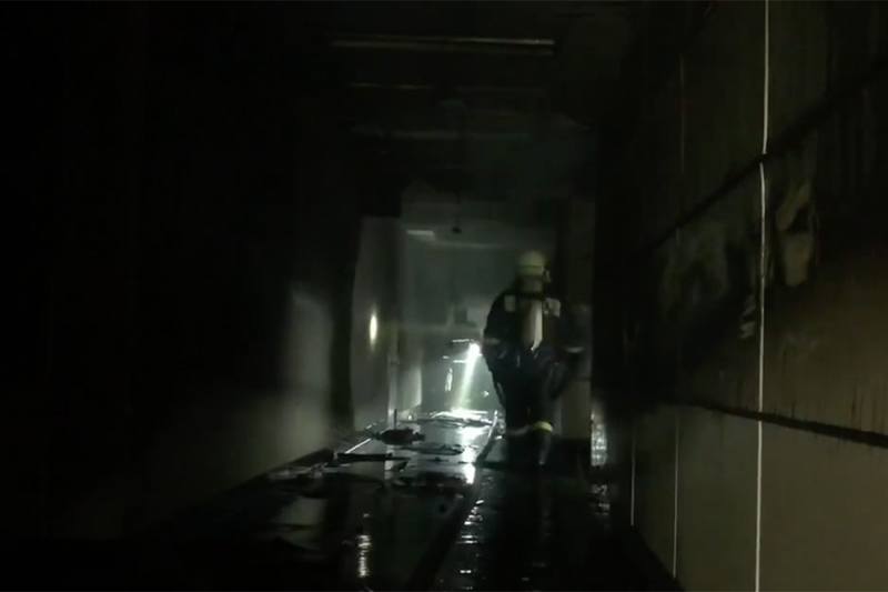 Пожар в Бизнес-центре «Гранд Сетунь Плаза» в Москве. Фоторепортаж