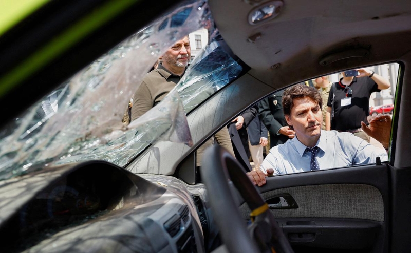 Премьер Канады приехал в Киев с необъявленным визитом