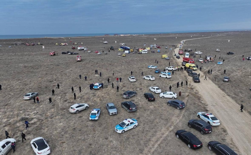 При крушении самолета в Казахстане погибли 7 россиян, выжили 9