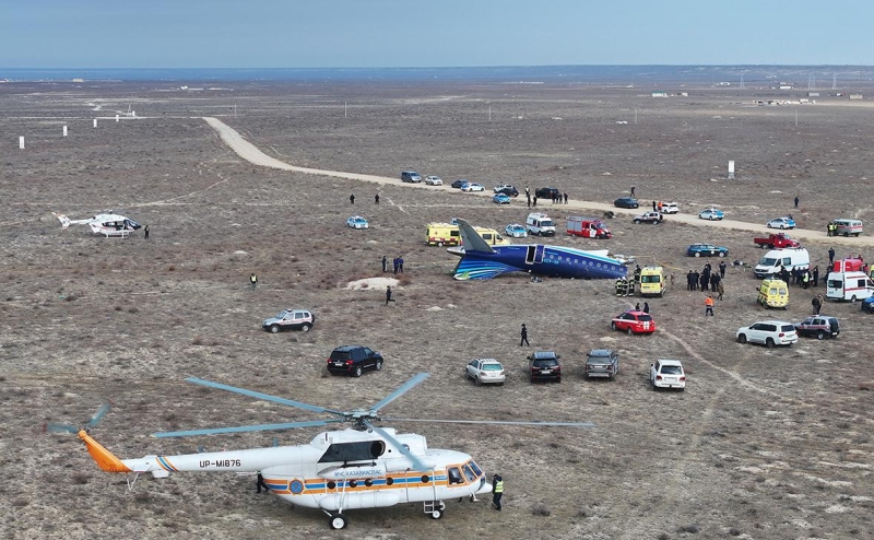 При крушении самолета в Казахстане погибли 7 россиян, выжили 9