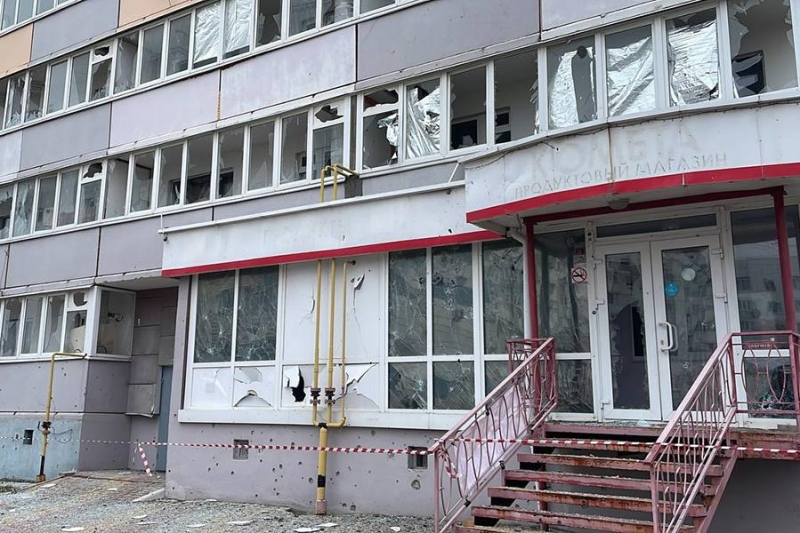 При обстреле Белгорода погибла женщина, гулявшая с собакой