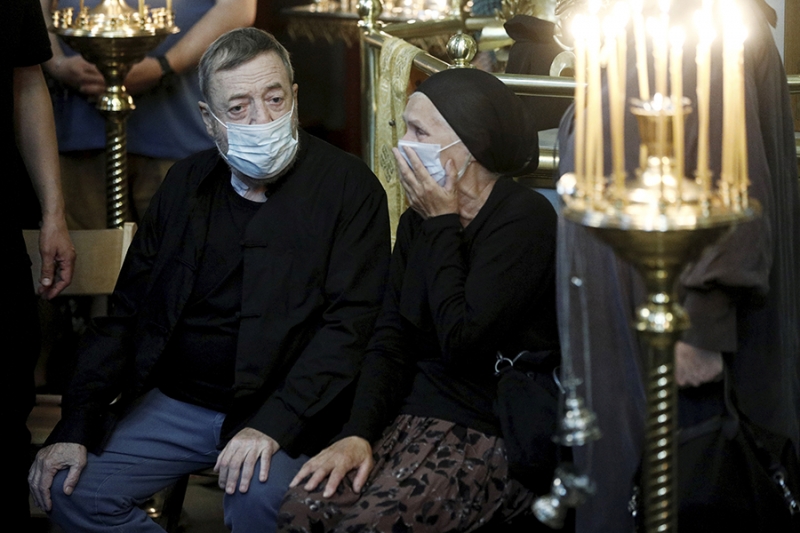 Прощание с Петром Мамоновым в Москве. Фоторепортаж